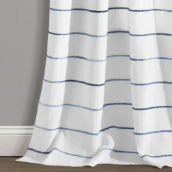 Navy Ombre Stripe Curtain Panel Set, 95 In.-Kirkland's Home Cheap