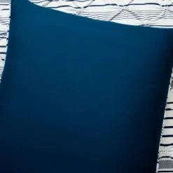 Navy Pintuck Stripe Full/Queen 5-Pc. Comforter Set-Kirkland's Home Shop