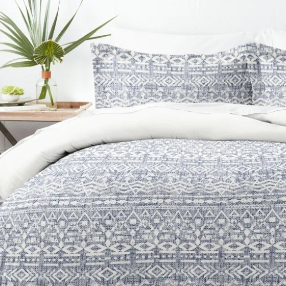 Navy Rustic 3-Pc. Queen Duvet Cover Set-Kirkland's Home Online