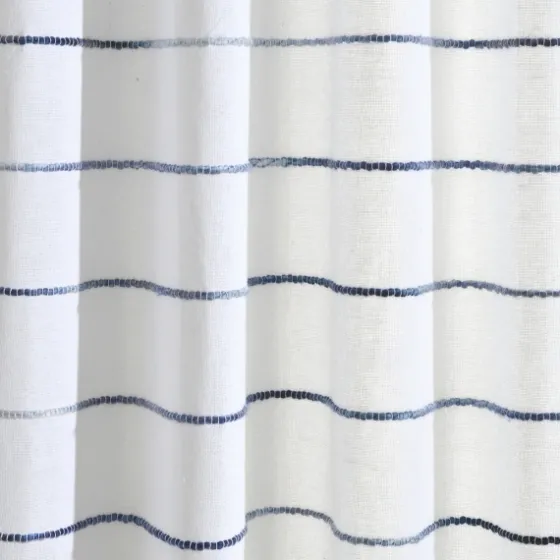 Navy Stripe Ombre Shower Curtain-Kirkland's Home Cheap