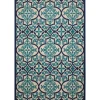 Navy Trellis Outdoor Area Rug, 5X7-Kirkland's Home Outlet