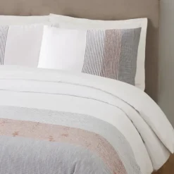 Neapolitan Gray 3-Pc. King Duvet Set-Kirkland's Home Cheap