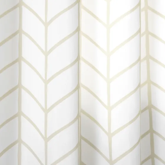 Neutral Chevron 2-Pc. Curtain Panel Set, 84 In.-Kirkland's Home Flash Sale