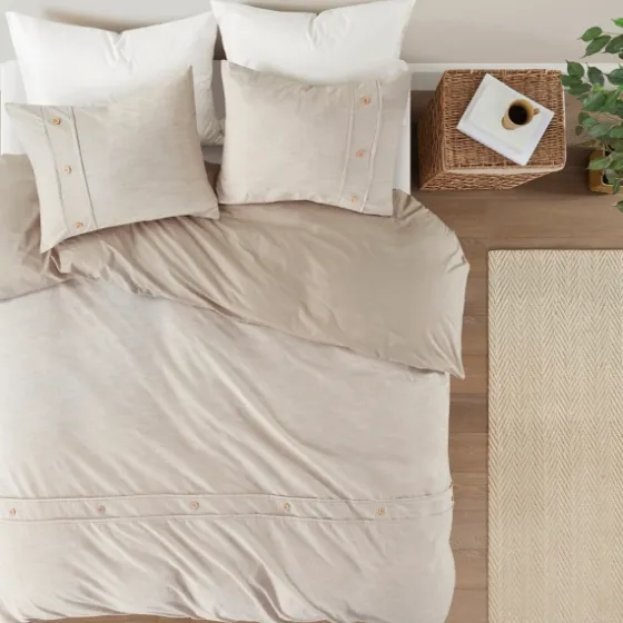 Neutral Oversized 3-Pc. Queen Duvet Cover Set-Kirkland's Home Online