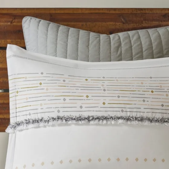 Neutral Stripe Full/Queen 3-Pc. Comforter Set-Kirkland's Home Cheap