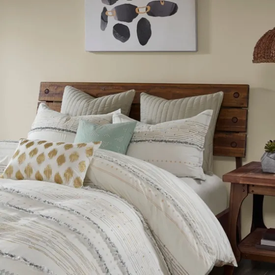 Neutral Stripe King 3-Pc. Comforter Set-Kirkland's Home Cheap