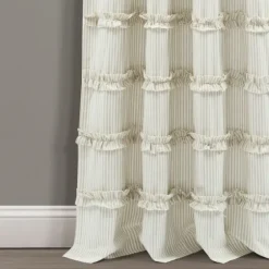 Neutral Vintage Stripe Curtain Panel Set, 84 In.-Kirkland's Home Best