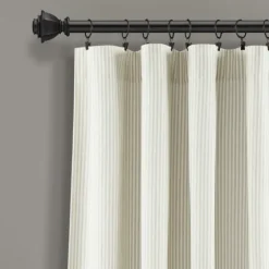 Neutral Vintage Stripe Curtain Panel Set, 95 In.-Kirkland's Home Cheap