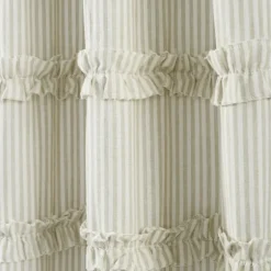 Neutral Vintage Stripe Curtain Panel Set, 95 In.-Kirkland's Home Cheap