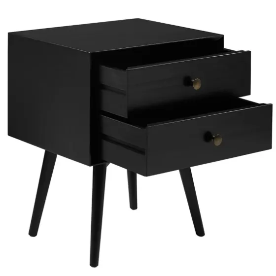 Nightshade Mid Century Wooden Nightstand-Kirkland's Home Cheap