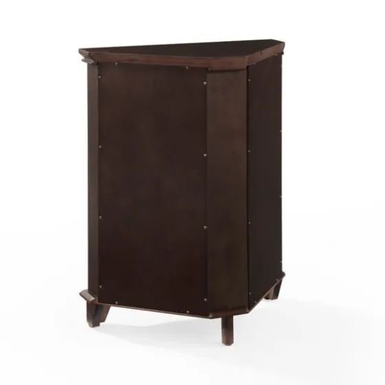 Nikki Dark Wooden Corner Cabinet-Kirkland's Home New