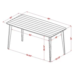 Oak Wood And Metal Dining Table-Kirkland's Home Fashion