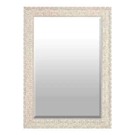 Ornate Ivory Framed Mirror, 30.5X42.5 In.-Kirkland's Home Cheap