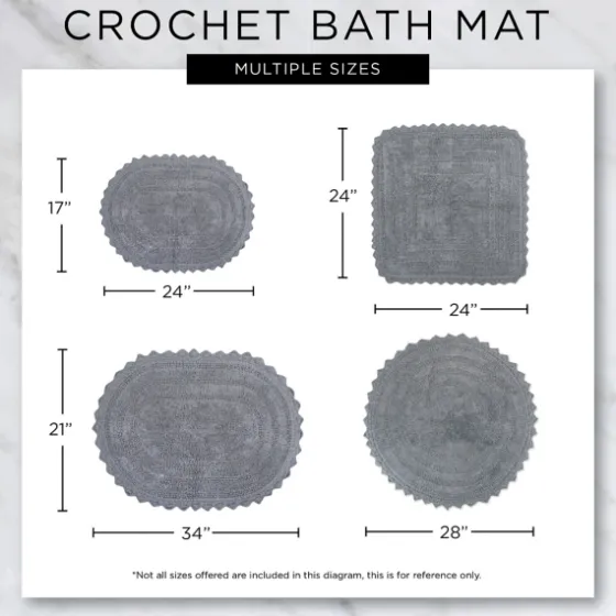 Oval French Crochet Bath Mat-Kirkland's Home Best Sale