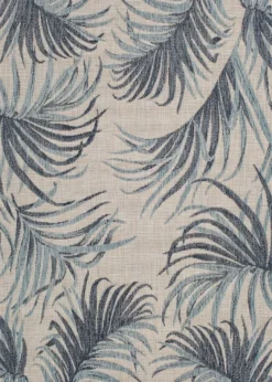 Palm Fronds Lava Indoor/Outdoor Area Rug, 5X7-Kirkland's Home Hot