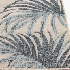 Palm Fronds Lava Indoor/Outdoor Area Rug, 5X7-Kirkland's Home Hot