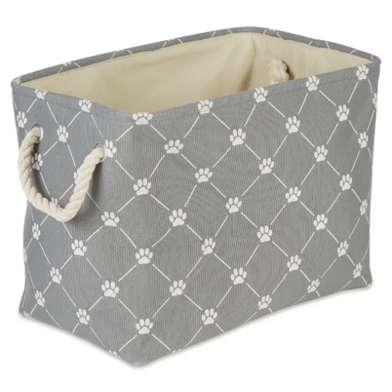 Paw Trellis Rectangle Basket, 16 In.-Kirkland's Home Fashion