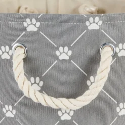 Paw Trellis Round Basket, 18 In.-Kirkland's Home Clearance