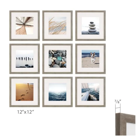 9-Pc. Gallery Wall Picture Frame Set, 8X8-Kirkland's Home Store