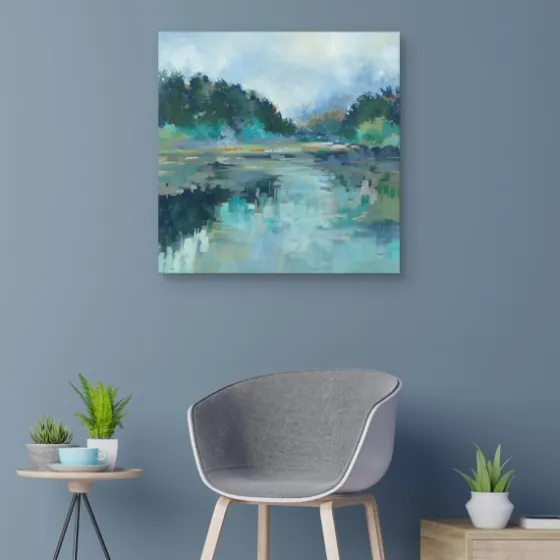 Peaceful Space Canvas Art Print, 30X30 In.-Kirkland's Home Best
