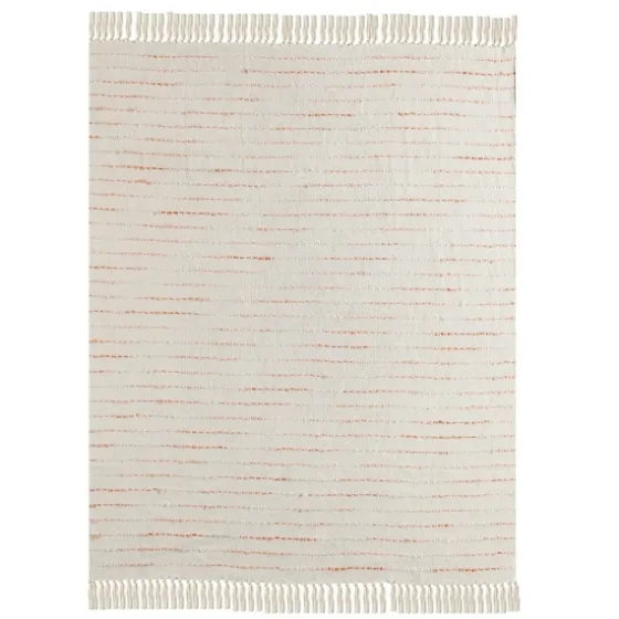 Peach Shimmer Stripe Woven Throw-Kirkland's Home Flash Sale