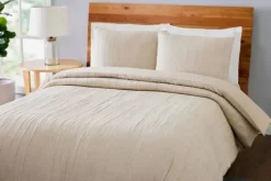 Peach Textured 3-Pc. King Duvet Set-Kirkland's Home Sale