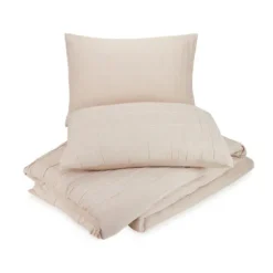 Peach Textured 3-Pc. King Duvet Set-Kirkland's Home Sale