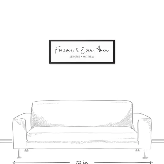 Personalized Forever And Ever Canvas Wall Plaque-Kirkland's Home Outlet