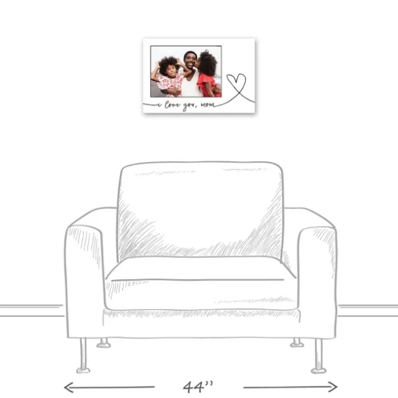 Personalized I Love You Mom Photo Canvas Print-Kirkland's Home Clearance