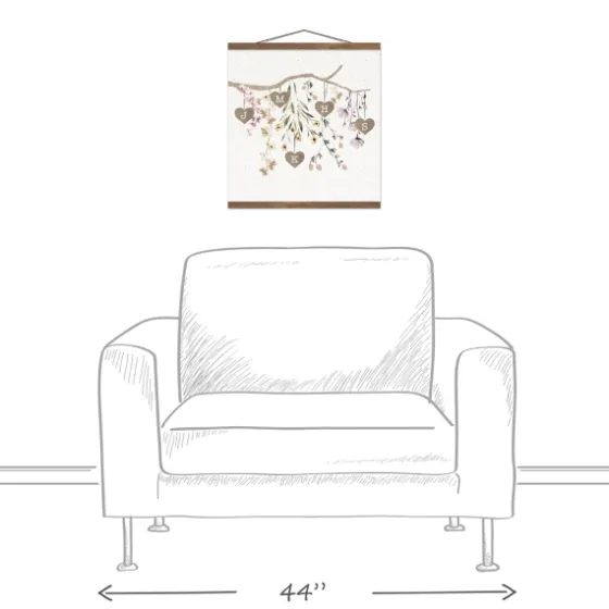 Personalized Monogram Tree Branch Teakwood Print-Kirkland's Home Hot
