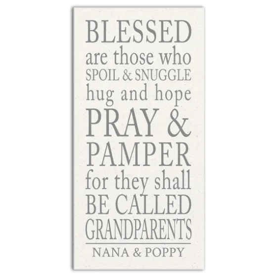 Personalized Those Grandparents Canvas Wall Plaque-Kirkland's Home Clearance
