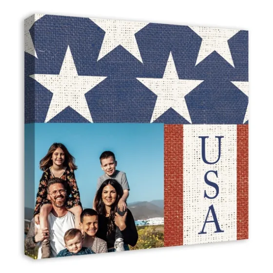 Personalized Usa Flag Canvas Art Print-Kirkland's Home Fashion