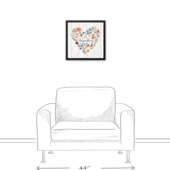 Personalized We Love You Floral Framed Art Print-Kirkland's Home Outlet