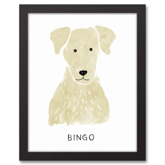 Personalized Yellow Labrador Canvas Wall Plaque-Kirkland's Home Best
