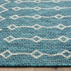 Placid Portico Sun Shower Outdoor Area Rug, 7X9-Kirkland's Home Discount