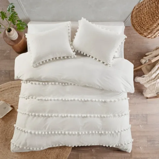 Pom Pom California King 3-Pc. Comforter Set-Kirkland's Home Fashion