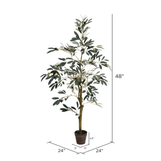 Potted Olive Tree, 4 Ft.-Kirkland's Home Flash Sale