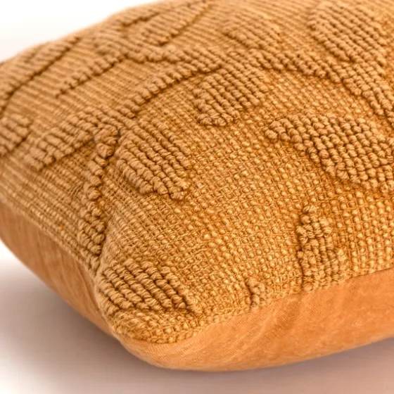 Pumpkin Stonewash Botanical Pillow-Kirkland's Home Hot