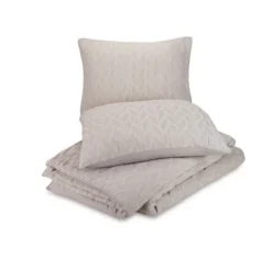 Raised Chevron 3-Pc. Queen Duvet Set-Kirkland's Home Best