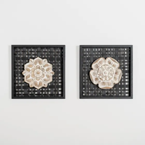 Rattan Medallion Wall I Plaque-Kirkland's Home Fashion