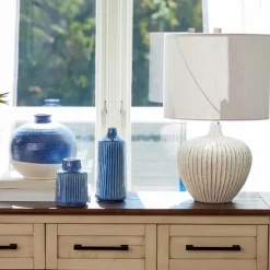 Reactive Ribbed Vase, 9 In.-Kirkland's Home Online