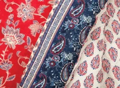 Red Navy Marbella Queen 5-Pc. Comforter Set-Kirkland's Home Hot