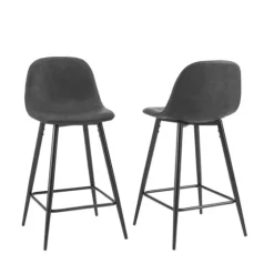 Rorke Vegan Leather Counter Stools, Set Of 2-Kirkland's Home Hot