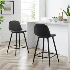 Rorke Vegan Leather Counter Stools, Set Of 2-Kirkland's Home Hot