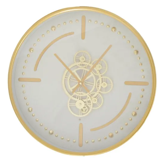 Round Gold Gears Wall Clock-Kirkland's Home Store