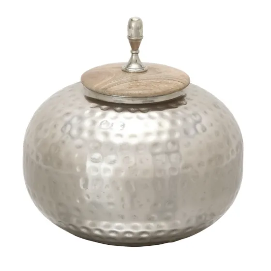 Round Jar With Mango Wood Lid-Kirkland's Home Online