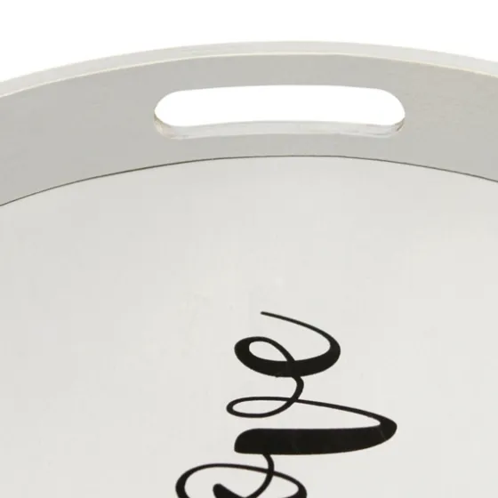 Round Wood Love Tray-Kirkland's Home Cheap