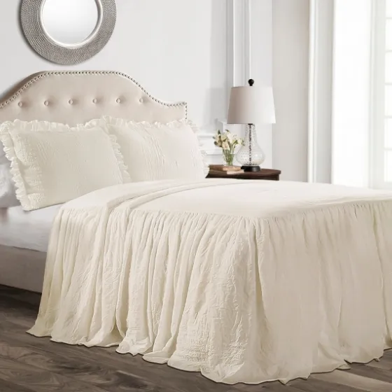 Ruffle Skirt 3-Pc. King Comforter Set-Kirkland's Home Shop