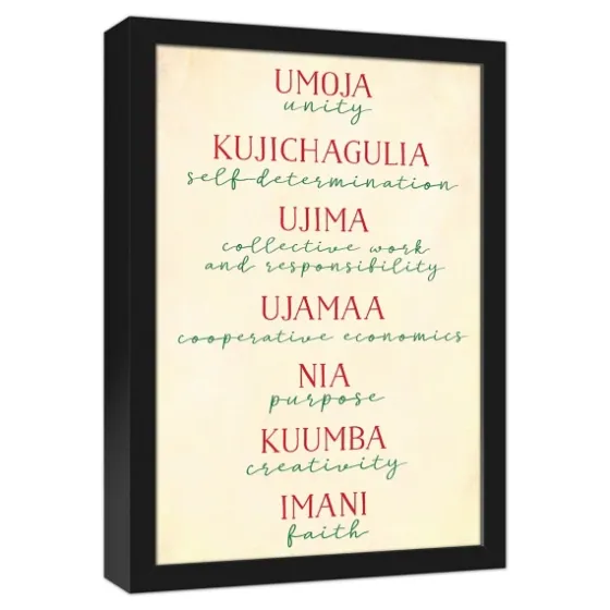 Rules Of Kwanzaa Wall Plaque-Kirkland's Home Outlet