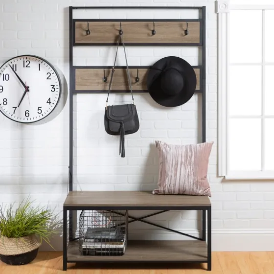 Rustic Driftwood Hall Tree-Kirkland's Home Sale